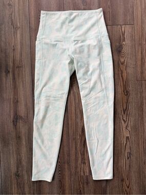DSG Women’s Mint Camo High Waisted Leggings w/ Pockets Size Small Athletic Gym